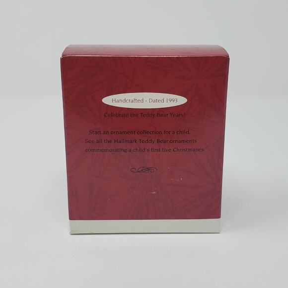 1993 Hallmark Child’s Fifth Christmas Handcrafted Keepsake Holiday Ornament - Picture 2 of 7